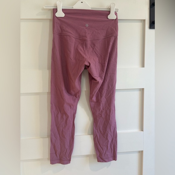 Lululemon High Rise Align Ribbed Tights Size 4 - Picture 3 of 3
